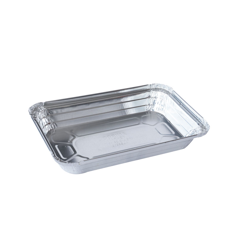 ظرف یکبارمصرف آلومینیوم کبابی کوچک کد 2616